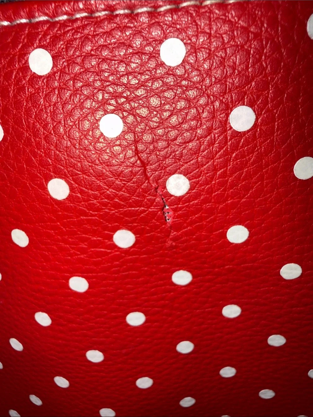 Disney Parks Exclusive Minnie Polka Dot Tote with Bow Bag Charm